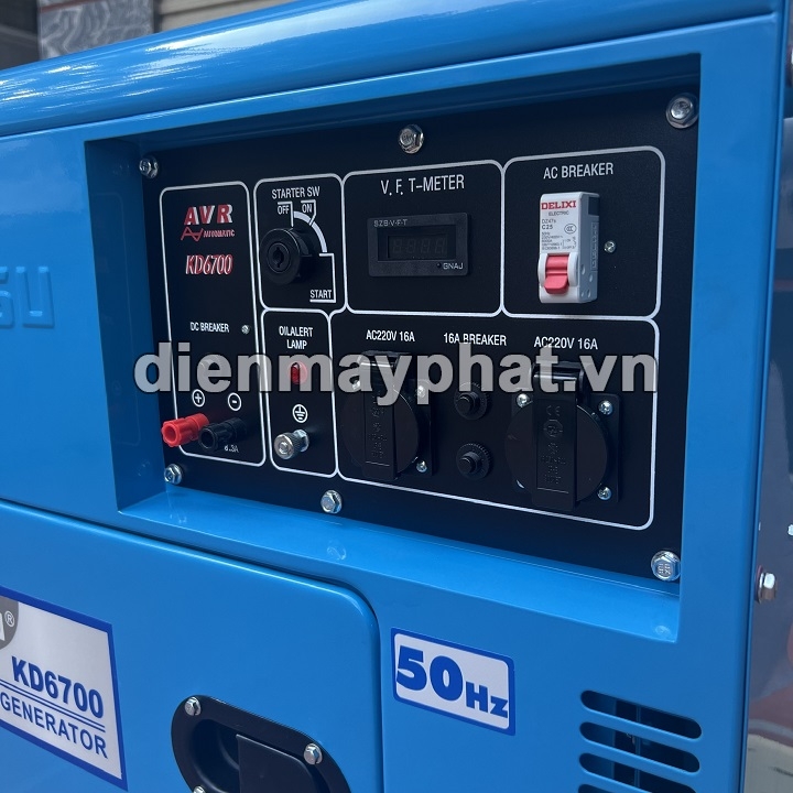 Máy phát điện chạy dầu KAMASTSU 5KW KD6700