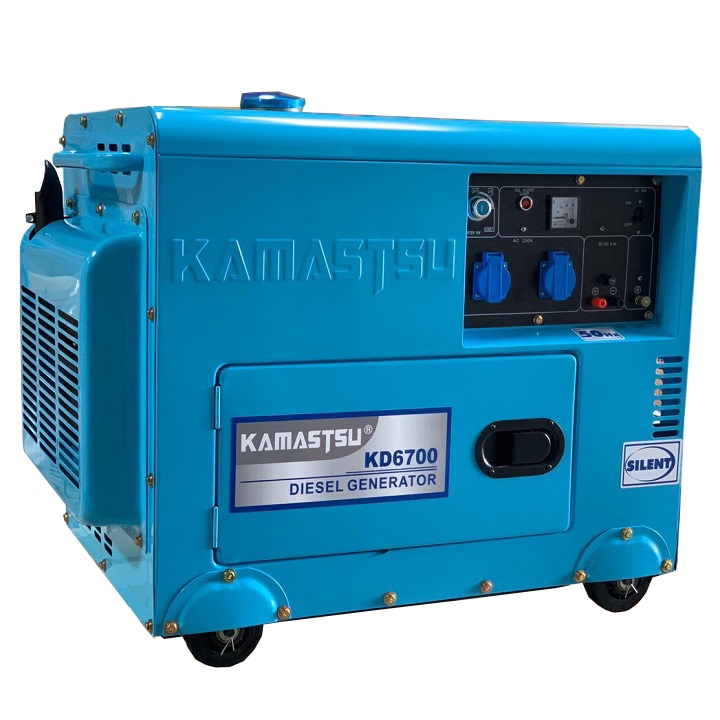 Máy phát điện chạy dầu KAMASTSU 5KW KD6700