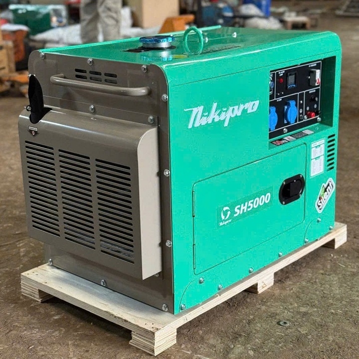 Máy phát điện chạy dầu NIKIPRO 5KW SH-5000 cách âm