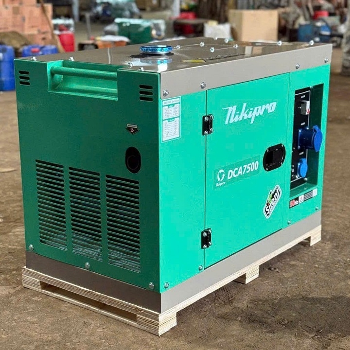 Máy phát điện chạy dầu NIKIPRO 7KW DCA-7500 cách âm