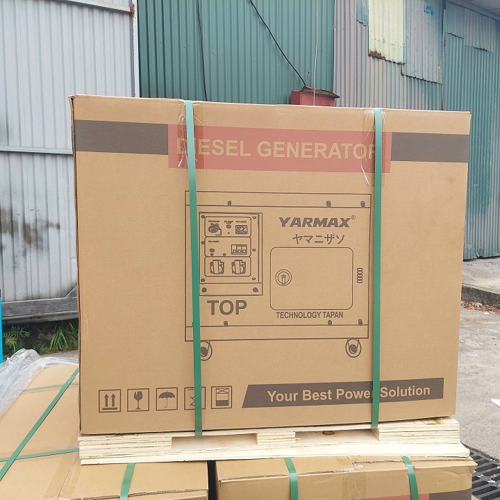 Máy phát điện chạy dầu YARMAX 5KW YW6500TH siêu cách âm