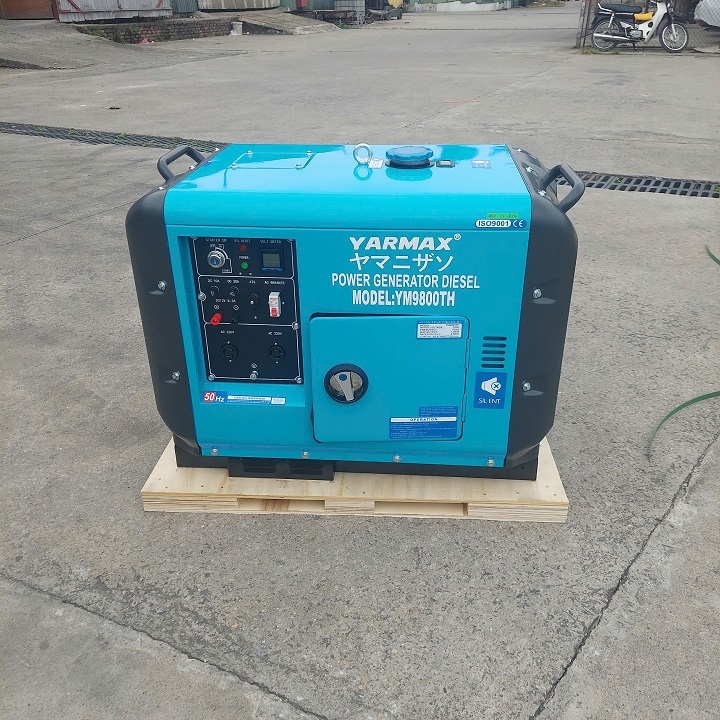 Máy phát điện chạy dầu YARMAX 7KW YW9800TH siêu cách âm