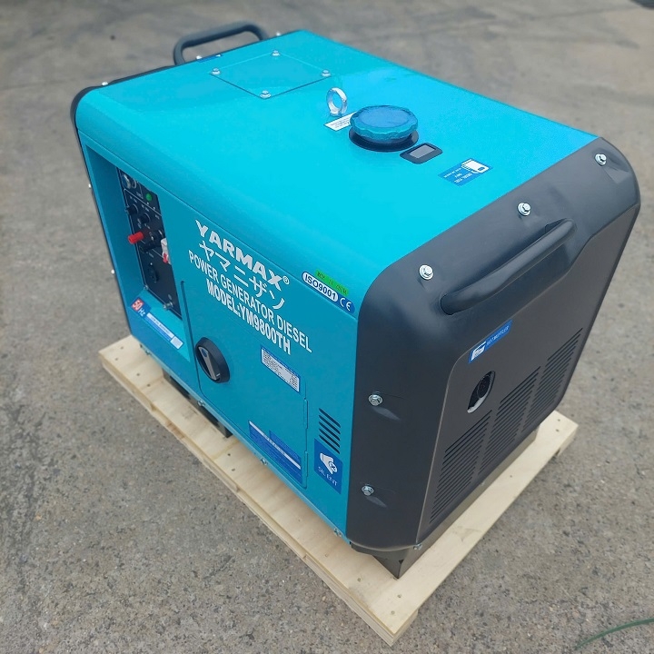 Máy phát điện chạy dầu YARMAX 7KW YW9800TH siêu cách âm