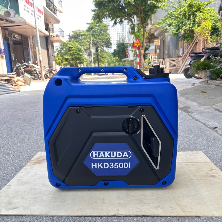 Máy phát điện chạy xăng biến tần HAKUDA 3.5KW HKD3500I siêu cách âm