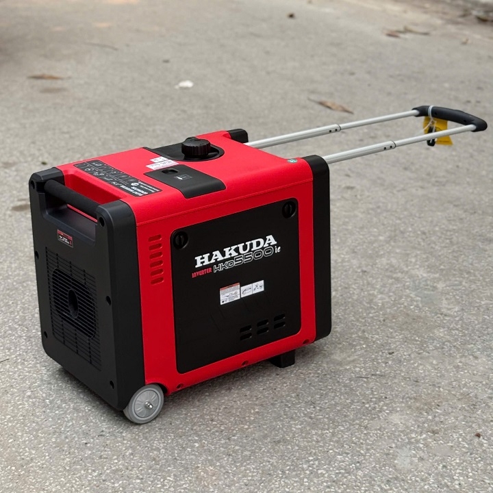 Máy phát điện chạy xăng biến tần HAKUDA 5KW HKD5500ie siêu cách âm