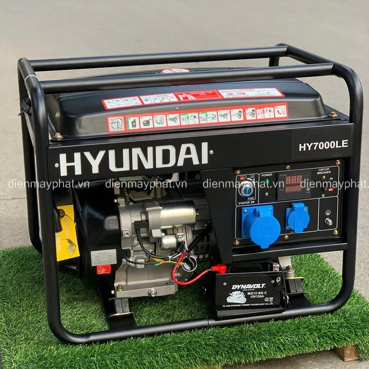 Máy phát điện chạy xăng có đề 5KW HUYNDAI HY-7000LE