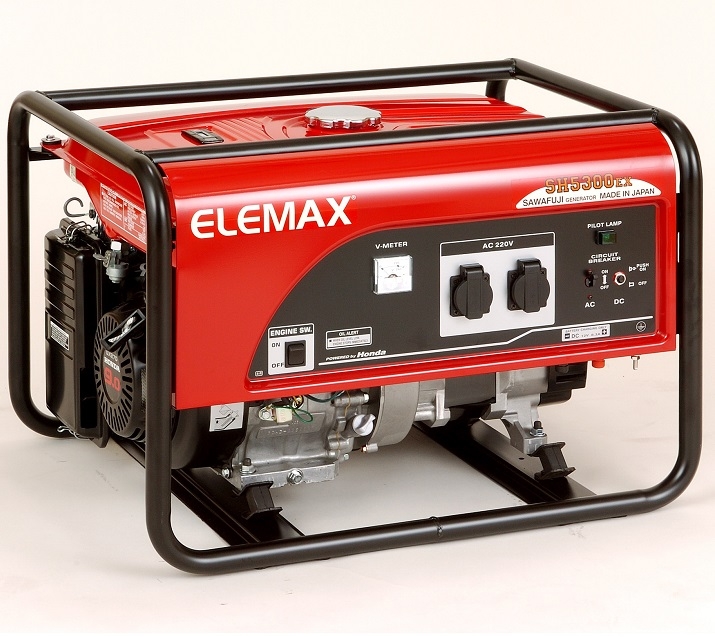 Máy phát điện chạy xăng ELEMAX 4.7KVA SH5300EX