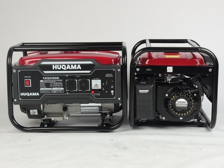 Máy phát điện chạy xăng HUQAMA HQ3500E 3KW đề