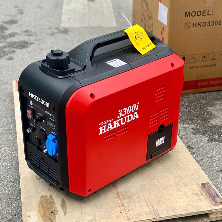 Máy phát điện chạy xăng biến tần HAKUDA 3KW HKD3300i siêu cách âm