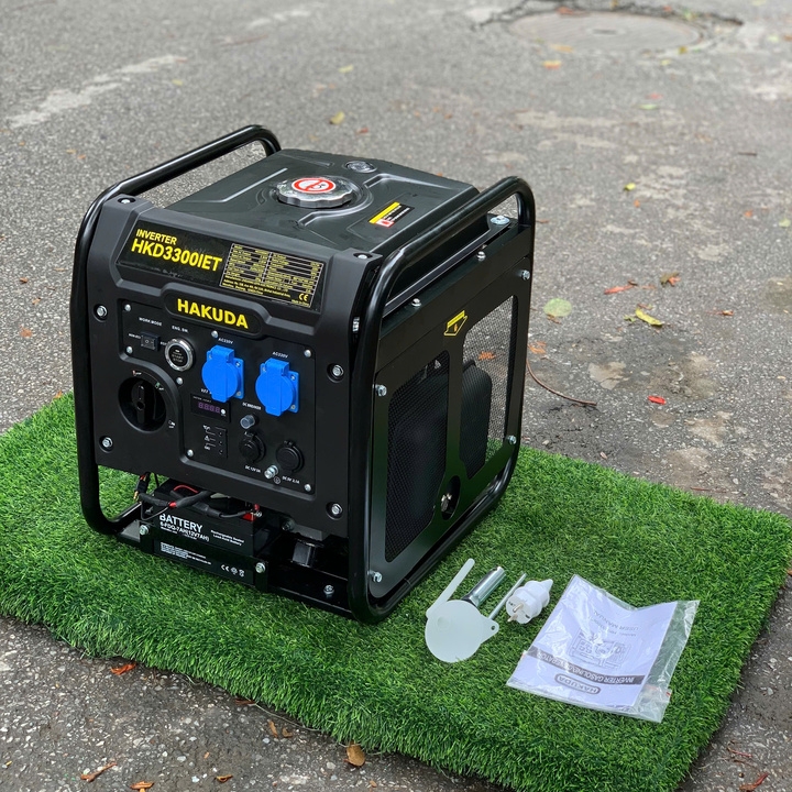 Máy phát điện động cơ xăng inverter HAKUDA 3KW HKD3300IET