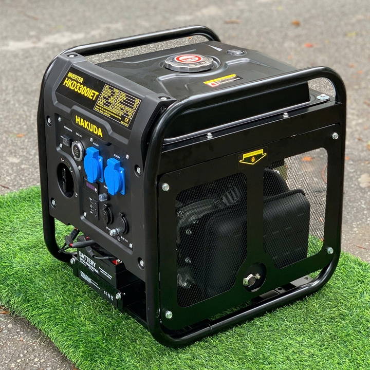 Máy phát điện động cơ xăng inverter HAKUDA 3KW HKD3300IET