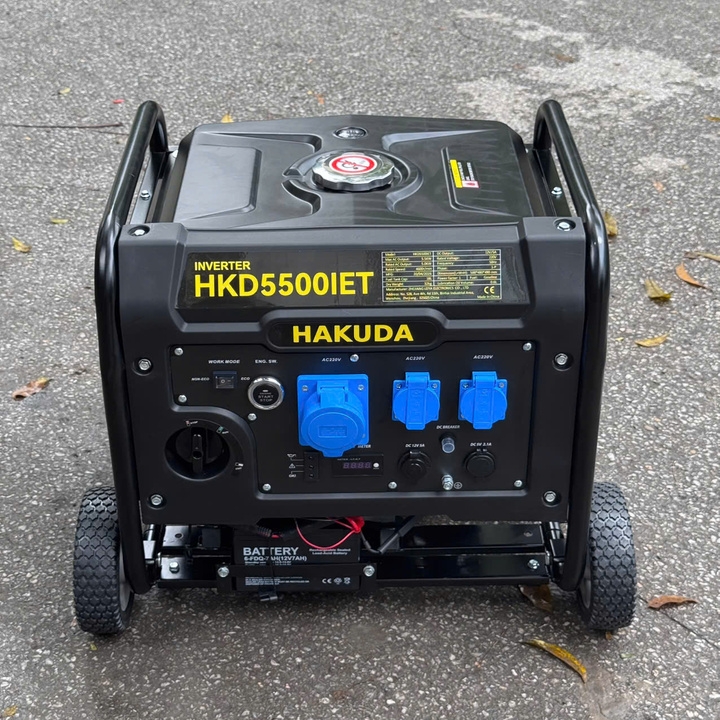 Máy phát điện động cơ xăng inverter HAKUDA 5KW HKD5500IET