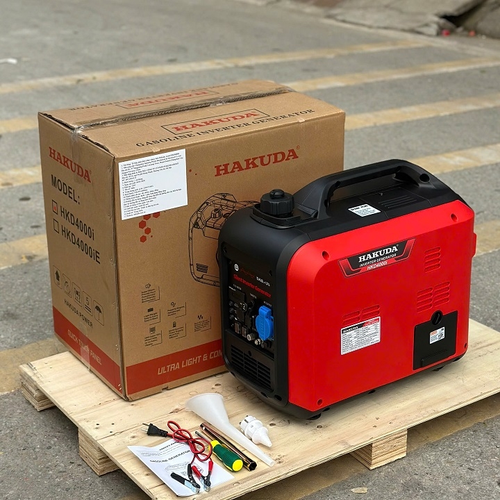 Máy phát điện chạy xăng Inverter 4KW HAKUDA HKD4000i