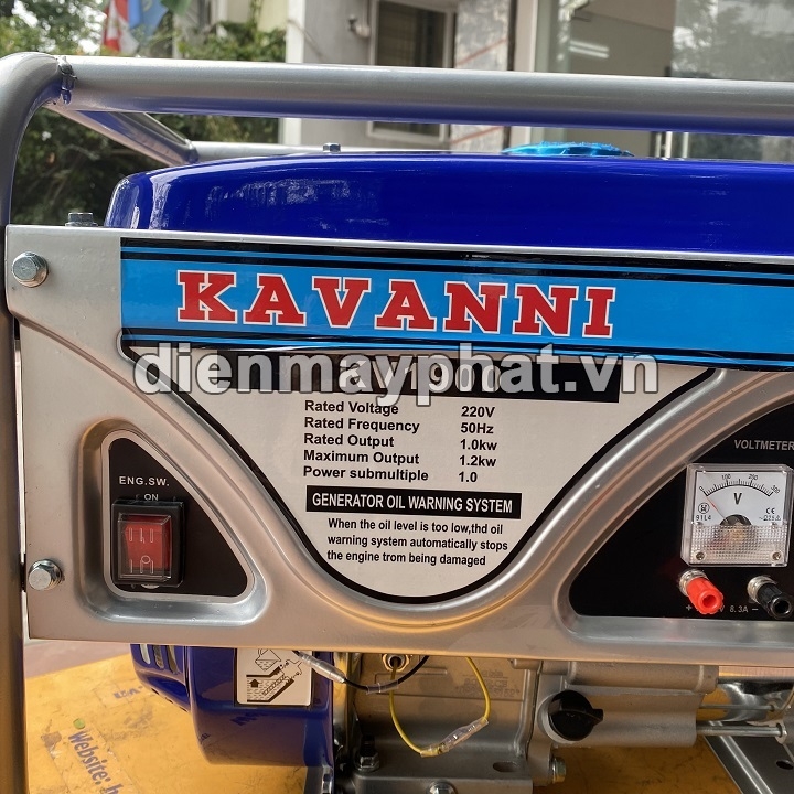 Máy Phát Điện Chạy Xăng Kavanni 1Kw KV1900