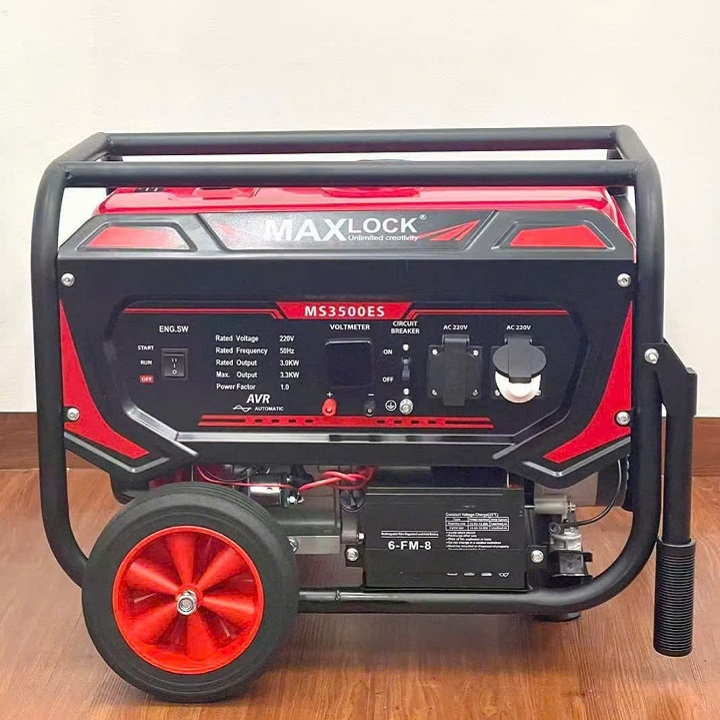 Máy phát điện chạy xăng MAXLOCK 3KW MS3500ES đề