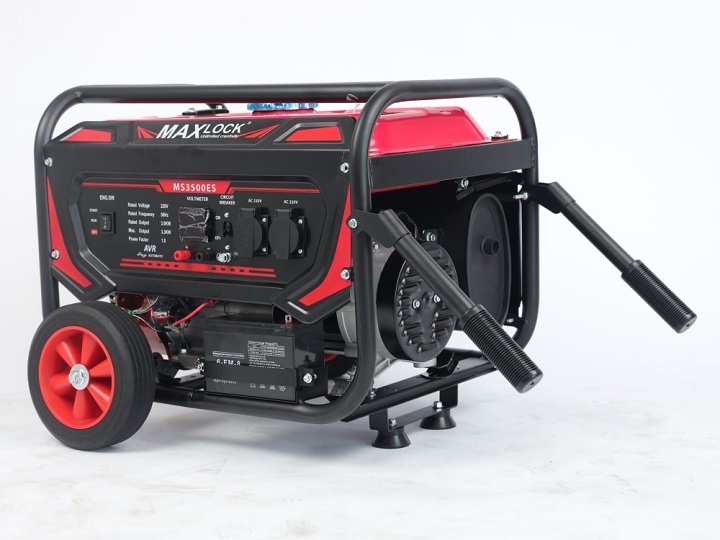 Máy phát điện chạy xăng MAXLOCK 5KW MS6500ES đề