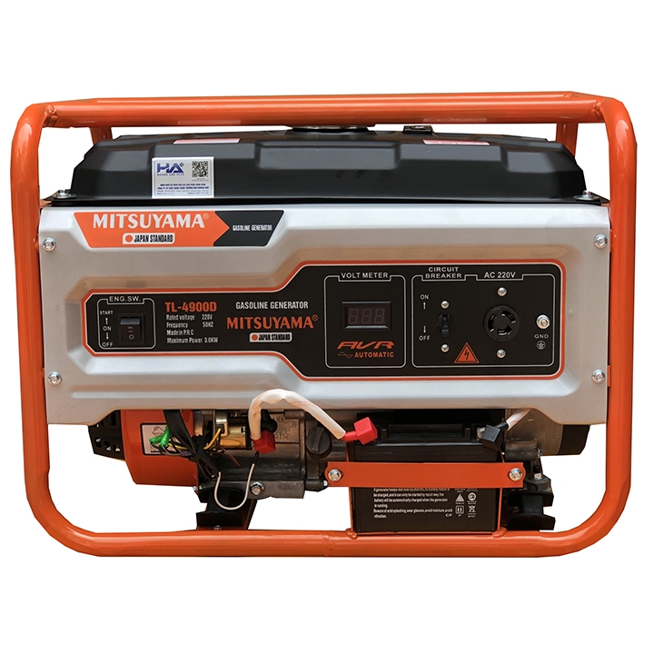 Máy phát điện chạy xăng MITSUYAMA 3KW TL-4900D đề