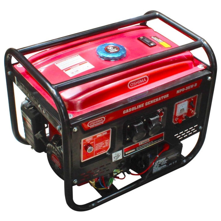 Máy Phát Điện Chạy Xăng Oshima 3Kw MPD3KW-D Có Đề