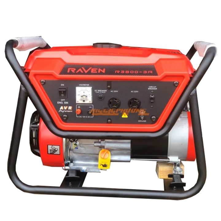 Máy Phát Điện Chạy Xăng Raven 3Kw R3800-3A