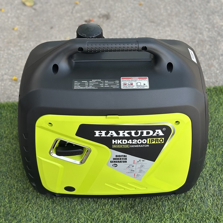 Máy phát điện chạy xăng inverter biến tần 4KW HAKUDA HKD4200IPRO siêu êm