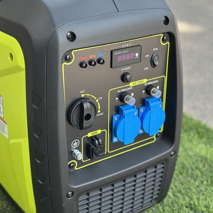 Máy phát điện chạy xăng inverter biến tần 4KW HAKUDA HKD4200IPRO siêu êm