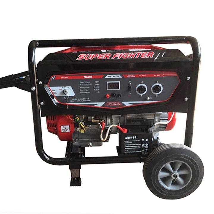 Máy phát điện chạy xăng 6.5KW SUPER FIGHTER SF8000E đề