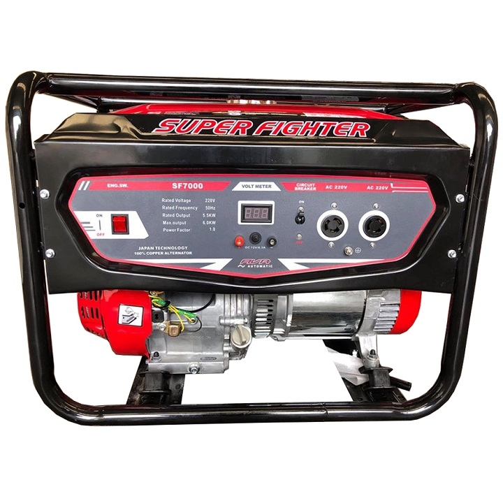 Máy phát điện chạy xăng SUPER FIGHTER 6KW SF7000