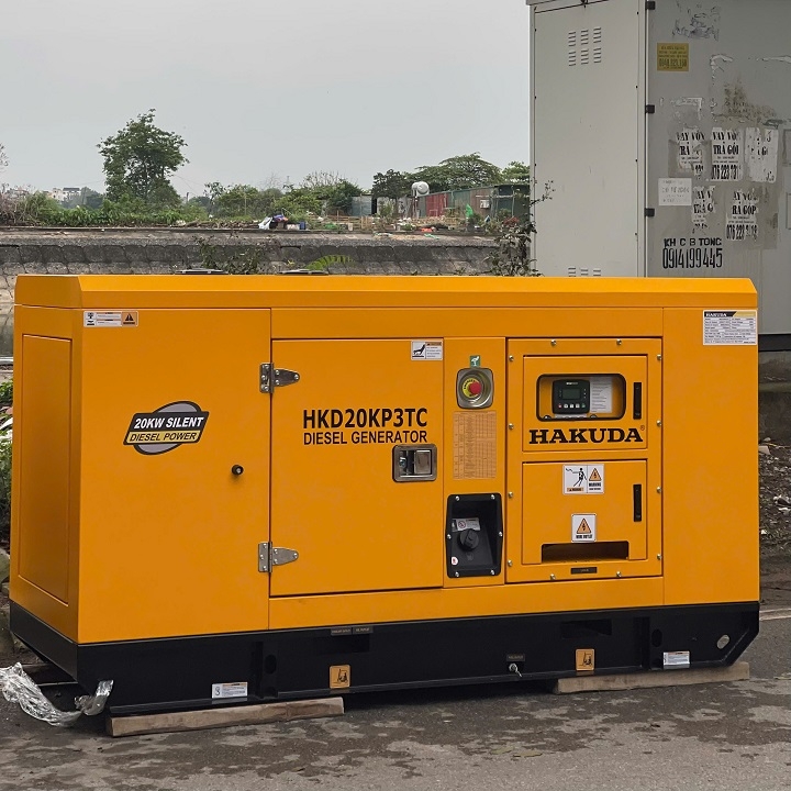 Máy phát điện công nghiệp 20KW/25KVA 3 pha HAKUDA