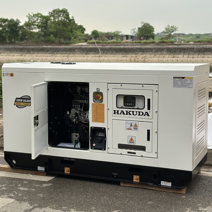 Máy phát điện công nghiệp 30KW/37KVA 3 pha HAKUDA