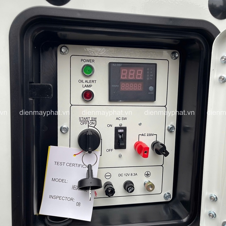 Máy phát điện chạy dầu chống ồn HI-EARNS 10KW HEG15000SE
