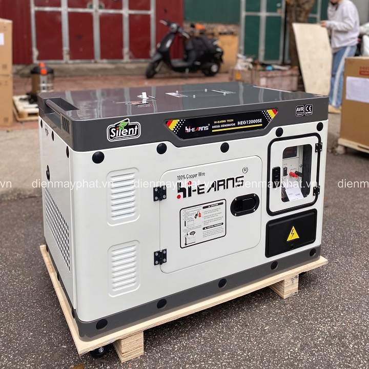 Máy phát điện diesel HI-EARNS 9KW HEG12000SE cách âm