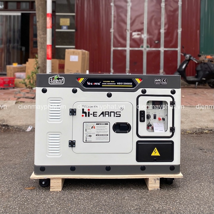 Máy phát điện diesel HI-EARNS 9KW HEG12000SE cách âm