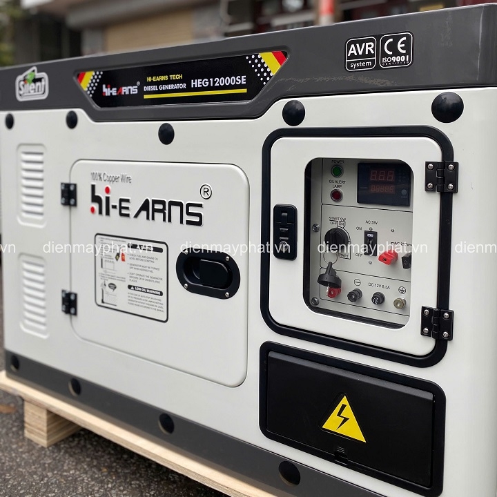 Máy phát điện diesel HI-EARNS 9KW HEG12000SE cách âm