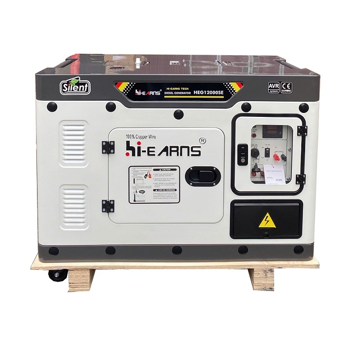 Máy phát điện diesel HI-EARNS 9KW HEG12000SE cách âm