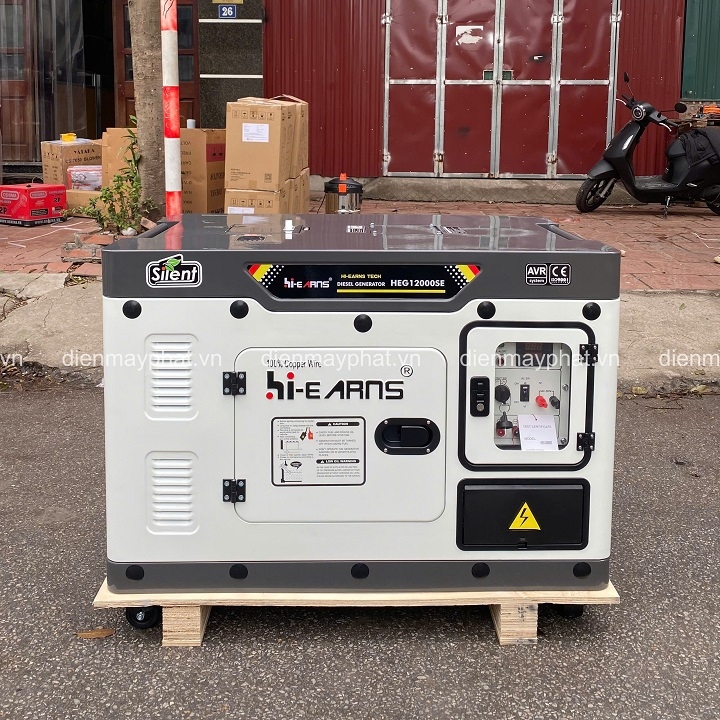 Máy phát điện diesel HI-EARNS 9KW HEG12000SE cách âm