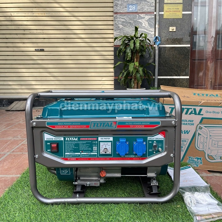 Máy phát điện chạy xăng TOTAL 3KW TP130005