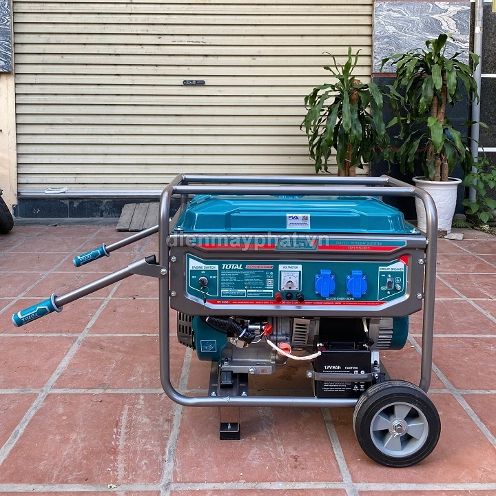 Máy phát điện động cơ xăng TOTAL TP155001 5.5kW