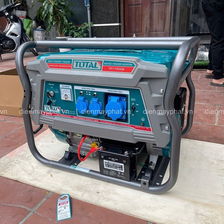 Máy phát điện động cơ xăng TOTAL TP175006 7.5kW