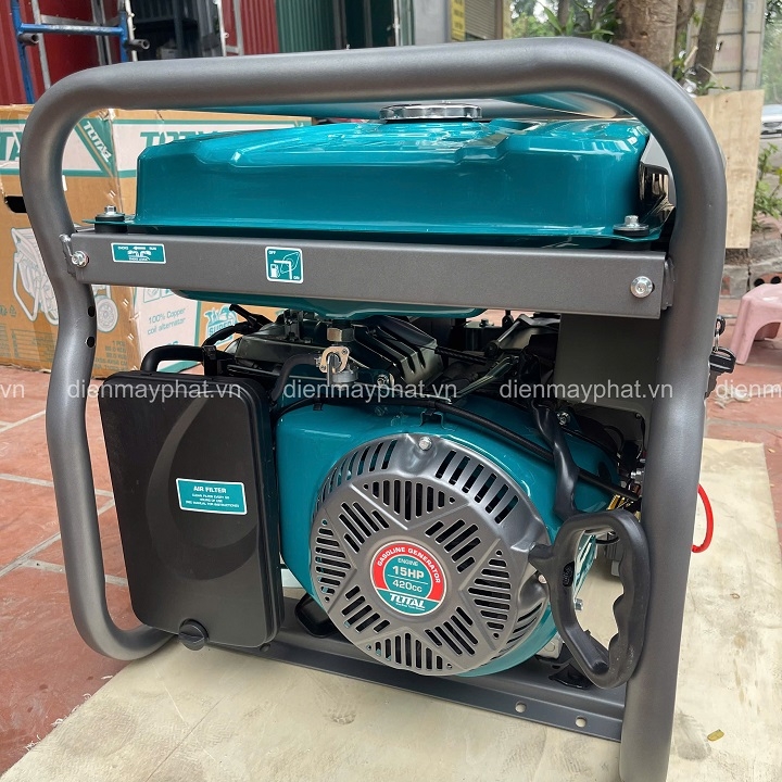 Máy phát điện động cơ xăng TOTAL TP175006 7.5kW