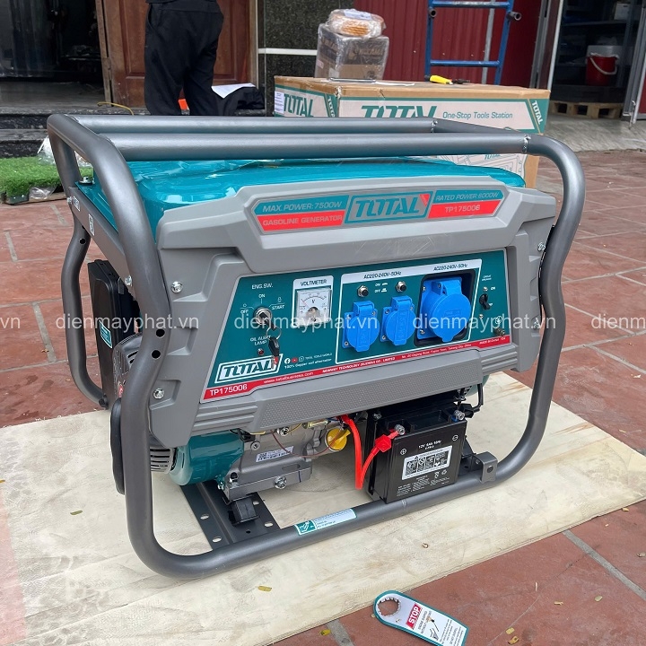 Máy phát điện động cơ xăng TOTAL TP175006 7.5kW