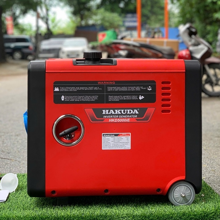 Máy phát điện gia đình HAKUDA 5KW HKD5000IE inverter siêu cách âm