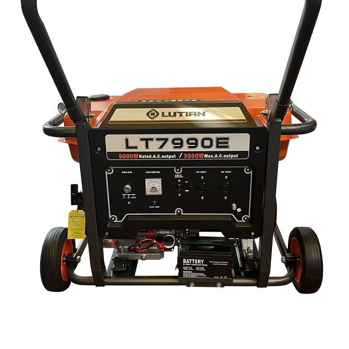 Máy phát điện chạy xăng LUTIAN 5Kw LT7990E có đề