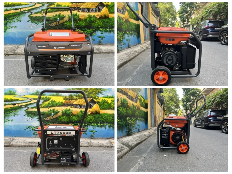 Máy phát điện chạy xăng LUTIAN 5Kw LT7990E có đề