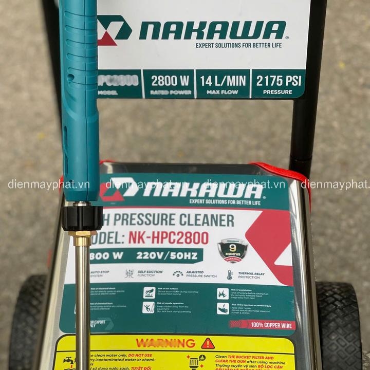 Máy rửa xe cao áp 2.8KW NAKAWA NK-HPC2800