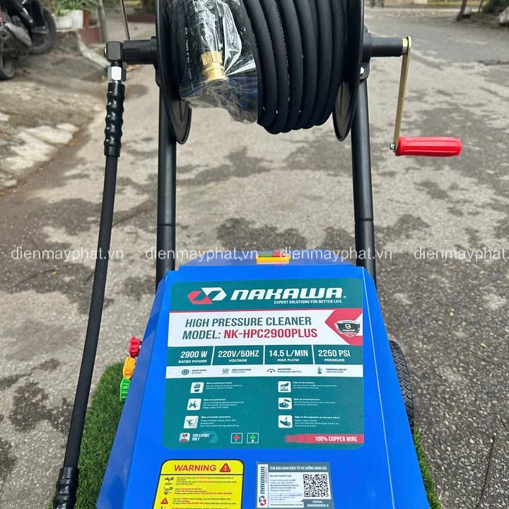 Máy rửa xe cao áp 2.9KW NAKAWA NK-HPC2900PLUS