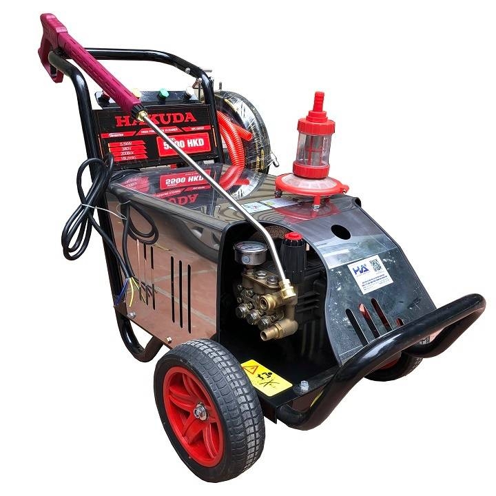 Máy rửa xe cao áp HAKUDA 5.5KW 5500 HKD piston sứ