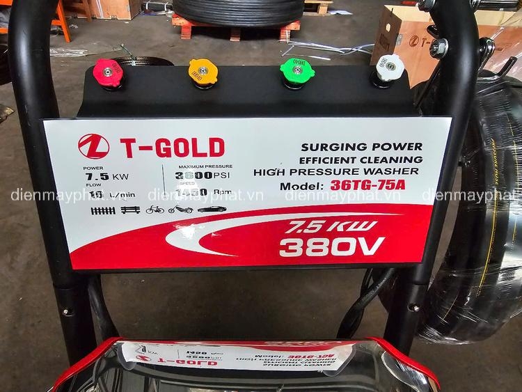 Máy rửa xe cao áp 7.5KW T-GOLD 36TG-75A 3 pha