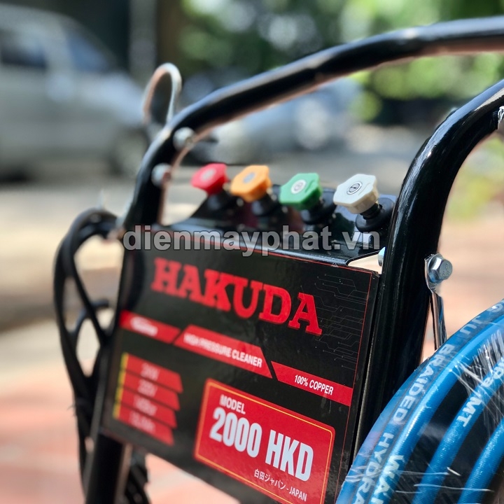 Máy rửa xe cao áp HAKUDA 2KW 2000 HKD piston sứ