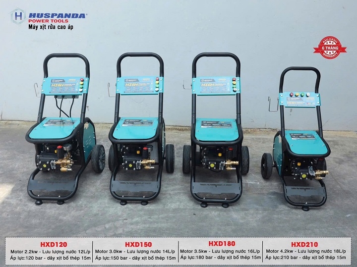 Máy rửa xe cao áp HUSPANDA 3KW HXD150