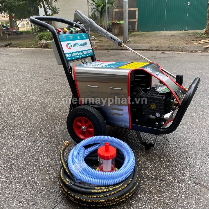 Máy phun áp lực cao công nghiệp Nakawa TX-30 3KW piston sứ